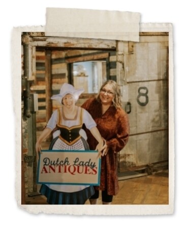 Dutch lady antiques store owner group
